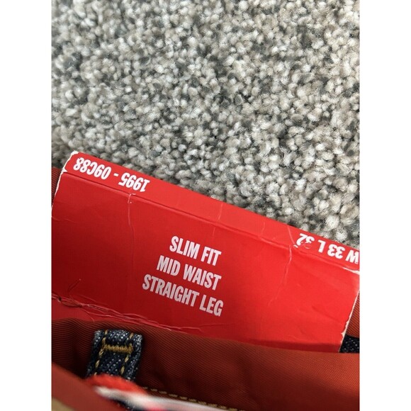 Diesel Mens Jeans Pants Blue 1955-09C88 Sz  W33-L32  Slim Fit Mid Waist Straight - Picture 6 of 6